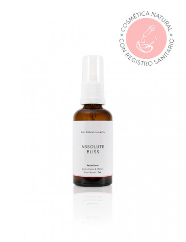 Tonico astringente natural y organico para piel mixta o grasa de 50 ml Absolute Bliss