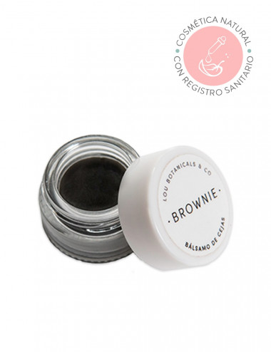 Balsamo natural y organico para fortalecer y pintar cejas Brownie