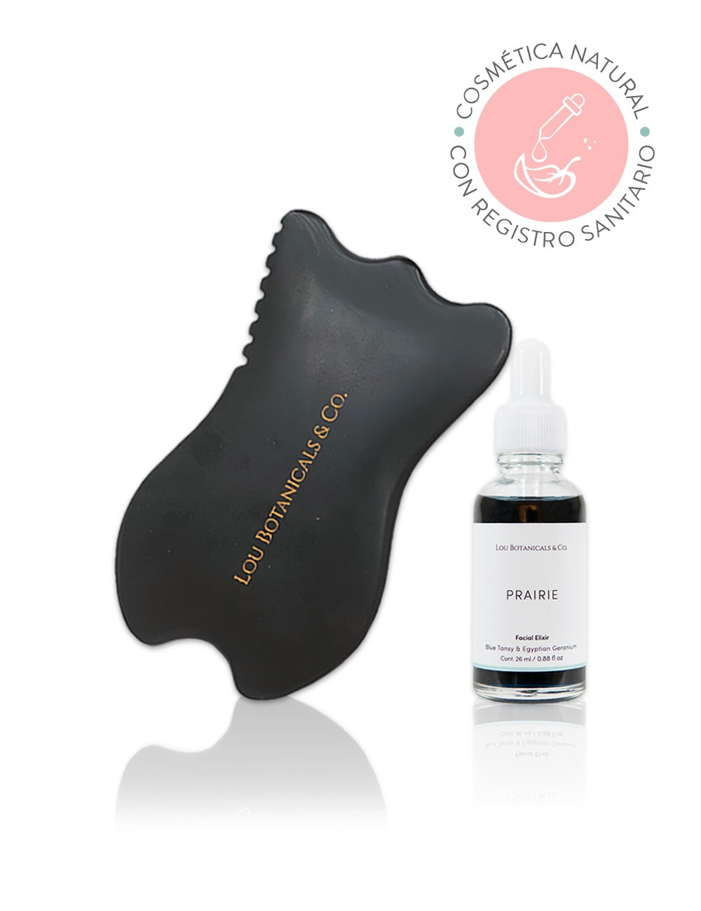 Gua sha tulip cuarzo piedra bian con serum humectante natural y organico Prairie Gua sha tulip cuarzo piedra bian con serum humectante natural y organico Prairie